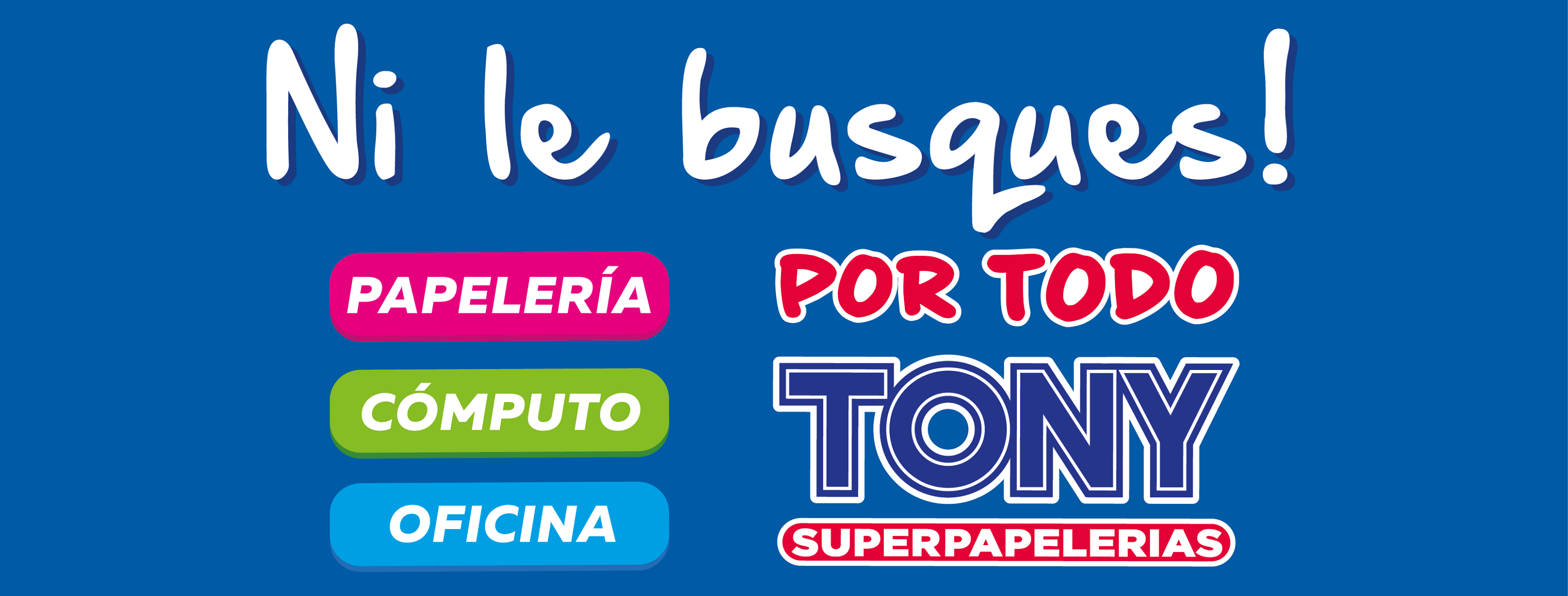 portada papelerías Tony