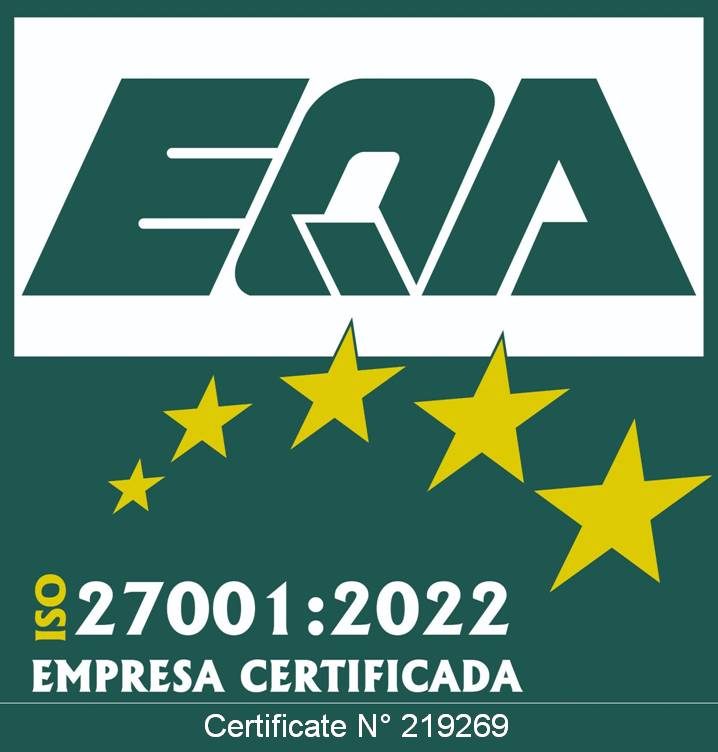 Marca de certificación EQA ISO 27001:2022 de Quality Assist México y Centroamérica, S.A. de C.V., certificado número 219269